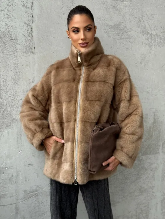 Норковая куртка - фото 7