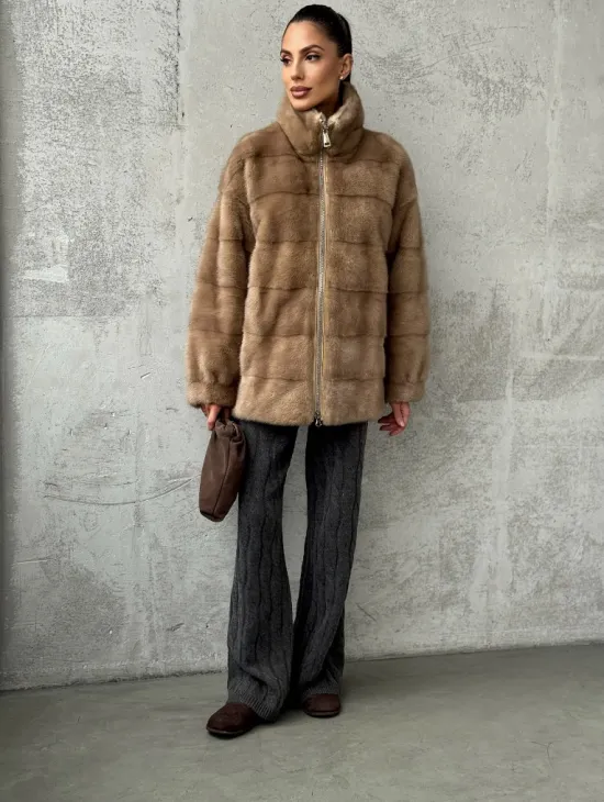 Норковая куртка - фото 5