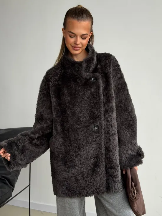 Шубка из овчины - фото 8