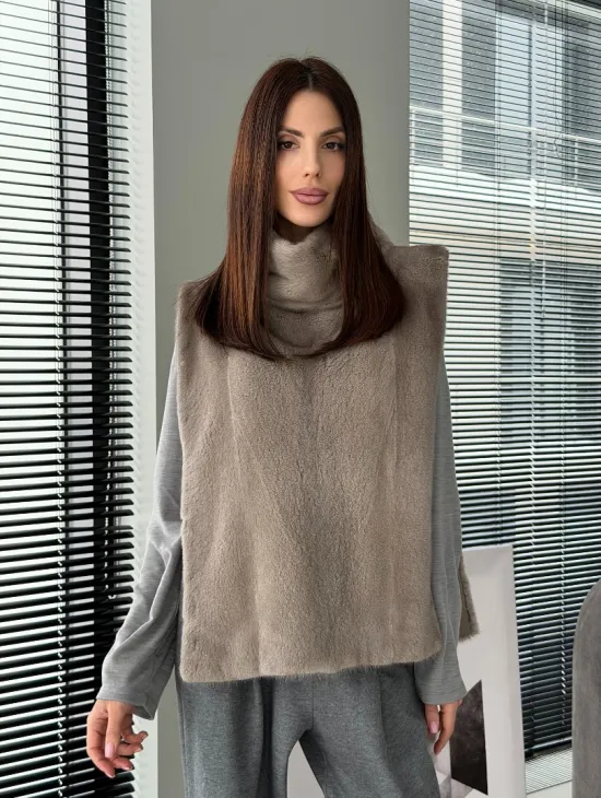 Норковая манишка «весна 2026» - фото 8